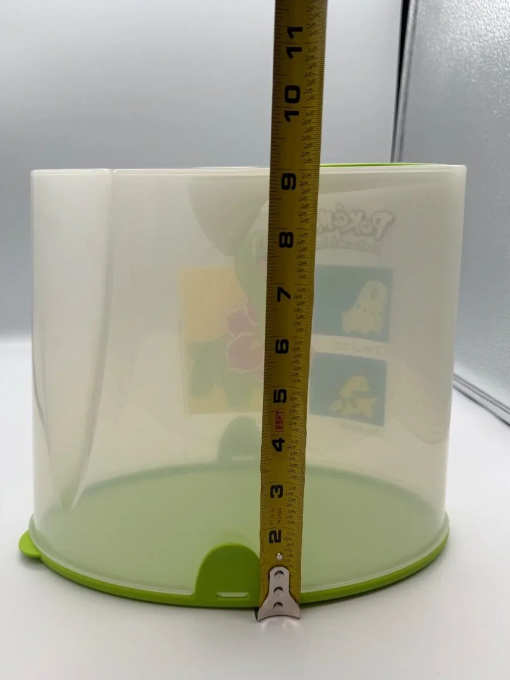 Vintage Nintendo Pokémon Chikorita Meganium Tupperware Cereal Container Green